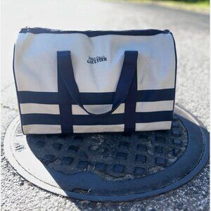JPG Jean Paul Gaultier Logo Cloth 48h Stripe Weekend Sports Bag Medium Size